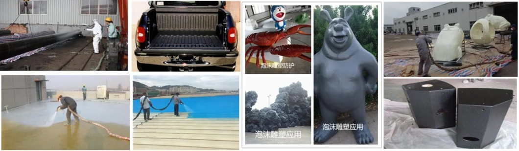 High Performance Concrete Plastic Metal Waterproof Fireproof Elastic Spua Polyurea Coating Spray Raw Material